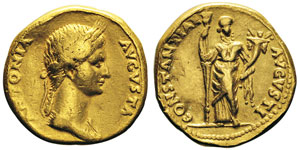 Claudius, 41-54 après J.C. pour Antonia, ... 