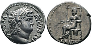 Nero 54-68 après  J.-C. Denarius, Rome ... 