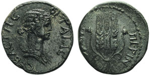 Octavia Bronze, Perinthos, 39/40-62 après ... 
