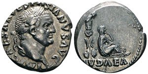 Vespasianus 69-79 Denarius, Rome, 70, AG ... 