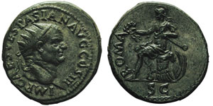 Vespasianus 69-79 Dupondius, Rome, 71, AE ... 