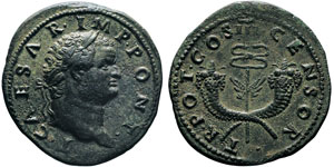 Vespasianus 69-79 pour Titus Caesar ... 