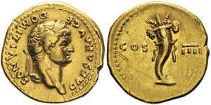 Vespasianus 69-79 pour Domitianus Caesar ... 