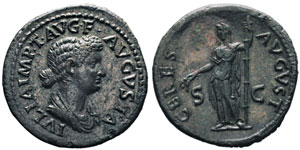 pour Ivlia Titi Dupondius, Rome, 80-81, AE ... 