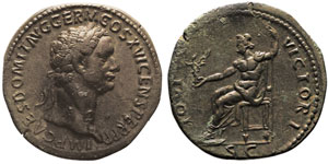 Domitianus 81-96 Sestertius, Rome, 88-96, AE ... 