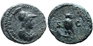 Domitianus 81-96 Semis, Rome, 86, AE 3.95 g. ... 