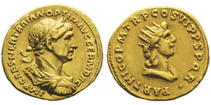 Traianus 98-117 Aureus, Rome, 114-117, AU ... 