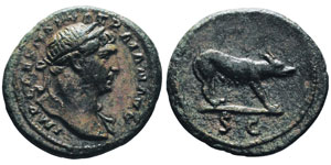 Traianus 98-117 Quadrans, Rome, 107, AE ... 
