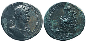 Hadrianus 117-138 Sestertius, Rome, 117, AE ... 