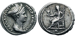 Hadrianus 117-138 Denarius, Rome, 128-134, ... 