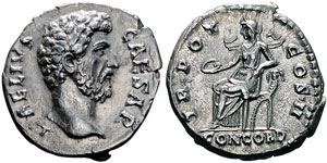  Hadrianus 117-138 pour Aelius Denarius, ... 