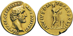 Antoninus Pius 138-161 Aureus, Rome, 138, AU ... 