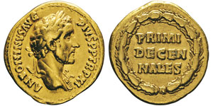 Antoninus Pius 138-161 Aureus, Rome, ... 