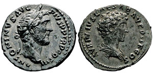 Antoninus Pius 138-161 Denarius, Rome, 140, ... 