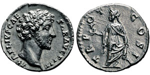 Marcus Aurelius 161-180 Denarius, Rome, ... 