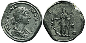 Marcus Aurelius 161-180 pour Faustine II ... 
