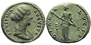 Marcus Aurelius 161-180 pour Faustine II As, ... 
