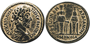 Commodvs 180-192 Bronze, Ephese, 180-192, AE ... 