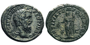Pertinax 193 As, Rome, 193, AE 12.69g.  ... 