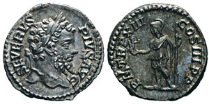 Septime Severe 193-211 Denarius, Rome, 206, ... 