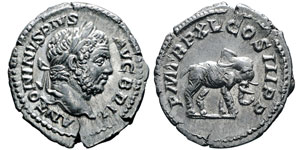  Caracalla 198-217 Denarius, Rome, 212, AG ... 