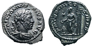 Elagabalus 218-222 Denarius, 220, Rome, AG ... 