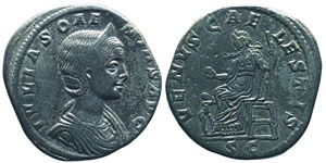 Elagabalus pour Julia Soaemias Sestertius, ... 
