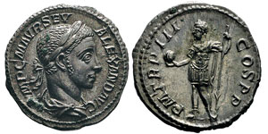 Severus Alexander 222-235 Denarius, Rome, ... 