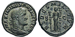 Maximinus 235-238 Sestertius, Rome, 235-236, ... 