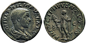 Philippus I pour Philippus II Caesar ... 