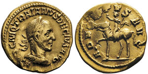 Traianus Decius 249-251 Aureus, Rome, ... 
