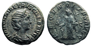 Traianus Decius pour Etruscilla As, Rome, ... 