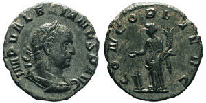 Valerianus 253-260 As, Viminacium ... 