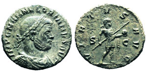Florianus 276 As, Rome, 276, AE 7.07g.  ... 