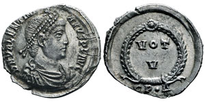 Valentinianus I 364-375 Siliqua, ... 