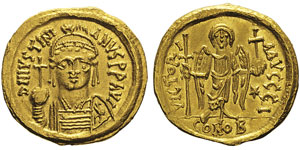 Justinianus 527-565 Solidus, Afrique, ... 