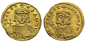 Léon III 717-741 Solidus, Constantinople, ... 