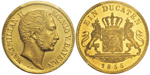 Bavière, Maximilian II (1848-1864) Ducat, ... 