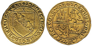 Juan II 1406-1454 dobla de la banda, Toledo, ... 