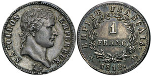 Premier Empire 1804-1814 1 franc, Lyon, ... 