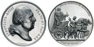 Louis XVIII 1815-1824 Médaille SECONDE ... 