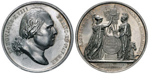 Louis XVIII 1815-1824 Médaille ACCESSION ... 