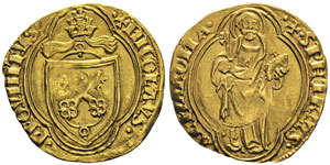 Nicolas V 1447-1455 Ducat, Rome, non daté, ... 