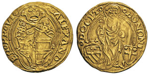 Alexandre VI 1492-1503 Borgia Ducat, ... 