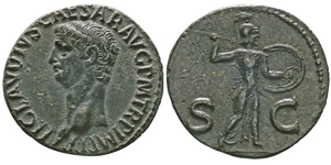Claudius, 41-54 après J.C.As, Rome, 50-54 ... 