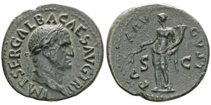 Galba 68-69Dupondius, Rome, 68, AE ... 