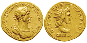 Hadrianus 117-138Aureus, Rome, 117, AU ... 