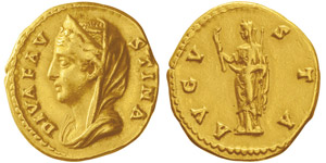 Antoninus Pius 138-161Aureus, Rome, 141-161, ... 