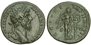 Lvcius Verus co-empereur 161-169Sestertius, ... 