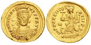 Theodosius II 402-450Solidus, ... 